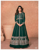 Green color Georgette Fabric Floor Length Centre Cut Full Sleeves Indowestern style Party wear Suit