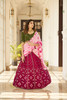 Elegant Magenta Georgette Lehenga Choli4735