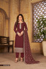 Maroon color Georgette Fabric Suit