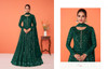 Green color Real Georgette Fabric Full Sleeves Floor Length Handwork Anarkali style Party Wear Suit