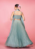 Elegant Powder Blue Art Silk Lehenga Choli4921