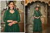 Elegant Green Georgette Indo Western Suits4854