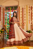 Powder Peach color Muslin Cotton Fabric Lehenga Choli