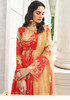 Elegant Red Georgette Indo Western Suits5034