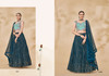 Blue color Georgette Fabric Lehenga Choli