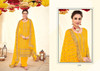 Yellow color Embroidered Georgette Fabric Suit