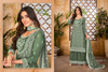 Green color Net Fabric Suit