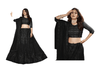 Fabulous Black Net Lehenga Choli086