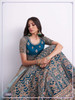 Fabulous Blue color Sequins Stones and Embroidery work Net Lehenga Choli093