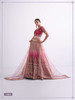 Fabulous Magenta and Pink color Sequins Stones and Embroidery work Net Lehenga Choli094