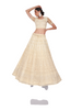 Fabulous White color Embroidered Net Lehenga Choli182