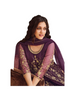 Fabulous Purple color Embroidered Net Fabric Anarkali Salwar Kameez215