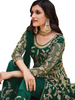 Fabulous Green color Embroidered Net Fabric Anarkali Salwar Kameez216