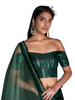 Fabulous Green color Taffeta Silk Lehenga Choli349