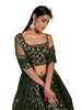 Fabulous Green Sequins work Georgette Lehenga Choli351