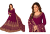 Fabulous Magenta color Faux Georgette Fabric Anarkali Salwar Kameez405