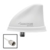 Shakespeare Dorsal Antenna White Low Profile 26 RGB Cable w\/PL-259 [5912-DS-VHF-W]