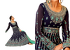 Fabulous Royal Blue color Floor Length Heavily Embroidered Georgette Fabric Anarkali Salwar Kameez470