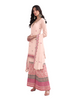 Fabulous Pinkish Peach color Sharara style Georgette Fabric Salwar Kameez505