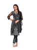 Black color Net Fabric Suit