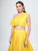 Fabulous Yellow color Georgette Fabric Lehenga Choli532