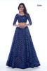 Fabulous Blue color Georgette Sequins and Thread work Lehenga Choli485