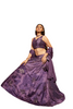 Fabulous Purple color Velvet Fabric Lehenga Choli766