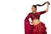 Fabulous Red and Maroon color Velvet Fabric Mirror and Sequins work Lehenga Choli841