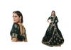 Fabulous Black color Organza Fabric Lehenga Choli992