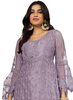 Fabulous Light Purple color Heavy Butterfly Net Fabric Salwar Kameez1035