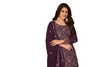 Fabulous Purple color Georgette Salwar Kameez1056