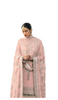Fabulous Light Peach color Georgette Fabric Handwork Indo Western Suits1093