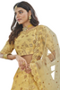Fabulous Yellow color Art Silk Fabric Lehenga Choli1171