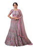 Lilac color Soft Net Fabric Lehenga Choli