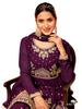 Fabulous Purple color Faux Georgette Salwar Kameez1195