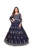 Fabulous Navy Blue color Net Anarkali Salwar Kameez1226