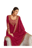 Fabulous Red color Vichitra Fabric Salwar Kameez1236