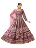 Purple color Art Silk Fabric Full Sleeves Floor length Heavy work Anarkali style Suit