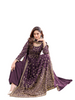 Fabulous Purple color Georgette Fabric Indo Western Suits1346