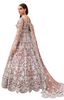 Fabulous Light Rust shade Net Fabric Gown1355