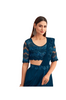 Fabulous Blue color Silk Fabric Lehenga Choli1362