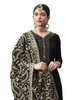 Fabulous Black color Georgette Fabric Salwar Kameez1376