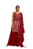 Fabulous Red color Georgette Fabric Salwar Kameez1410