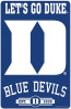 WinCraft NCAA Duke Blue Devils 11x17 Wood Sign, Team Color, One Size