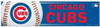 MLB Chicago Cubs Bumper Sticker, Team Color, One Size