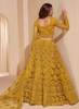 Beautiful Yellow Embroidered Wedding Lehenga Choli