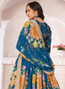 Beautiful Blue Sequence Embellished Floral Lehenga Choli