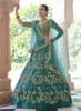 Beautiful Turquoise Designer Indian Wedding Lehenga Choli