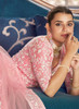 Beautiful Fuchsia Pink Thread Embroidery Wedding Lehenga Choli