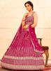 Beautiful Hot Pink Handwork Embroidery Georgette Lehenga Choli